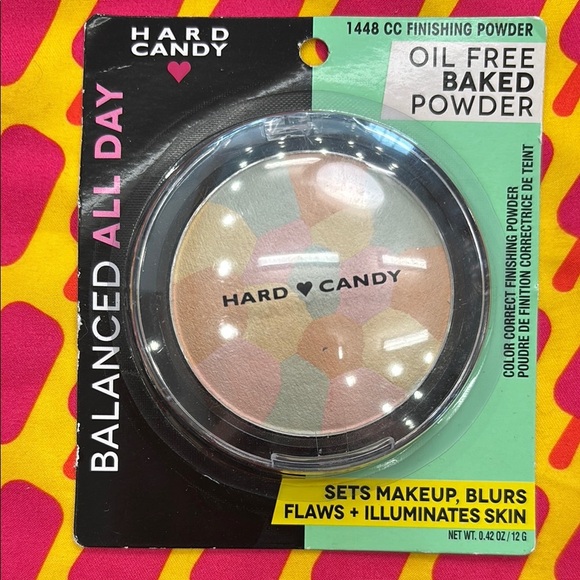 Hard Candy Color Correct Finishing Powder Sheer Envy 1448 Oil Free Baked Setting - Picture 1 of 11